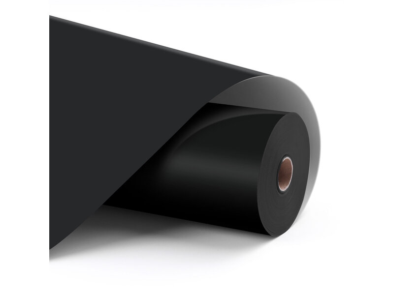 LOKLiK Permanent Adhesive Vinyl Matte 12 m - Black - 30.5 x 1200 cm