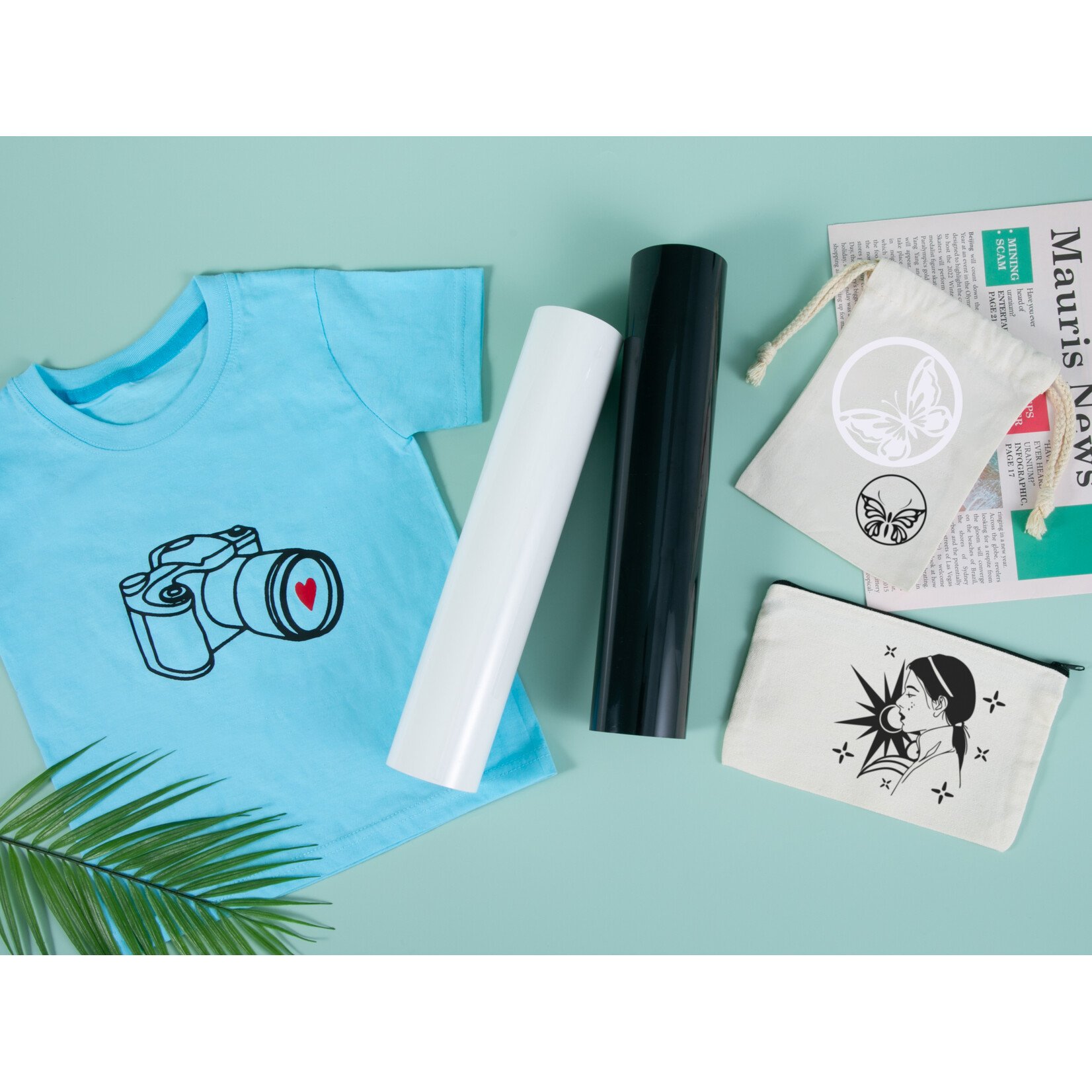 LOKLiK Heat Transfer Vinyl Basic - Silver - 30.5 x 180 cm