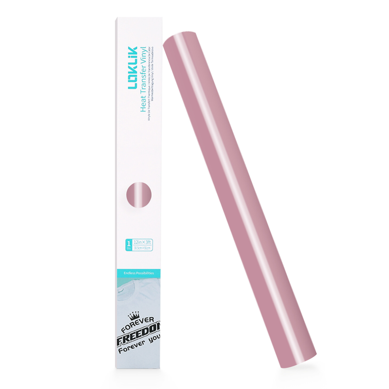 LOKLiK Heat Transfer Vinyl Basic - Rose Gold - 30.5 x 180 cm