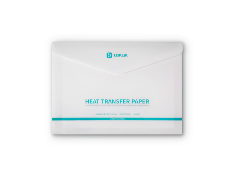 LOKLiK Heat Transfer paper sheets 8 pcs - Dark