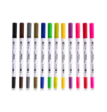 LOKLiK Dual Tip Brush Pens - 12 Colors