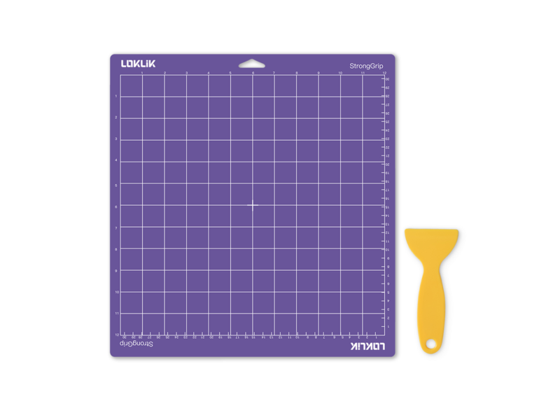 LOKLiK Cutting Mat 3 Pack - Purple Hard Grip