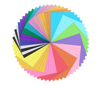 LOKLiK Cardstock Bundle - 20 Colours - 60 Pack