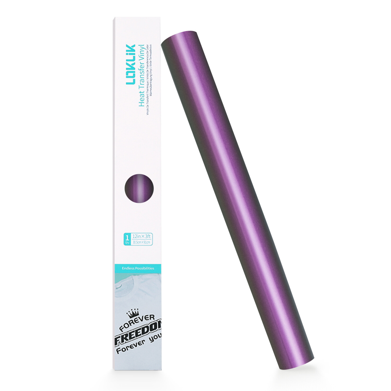 LOKLiK Heat Transfer Vinyl Chameleon - Green to Purple - 30.5 x 90 cm