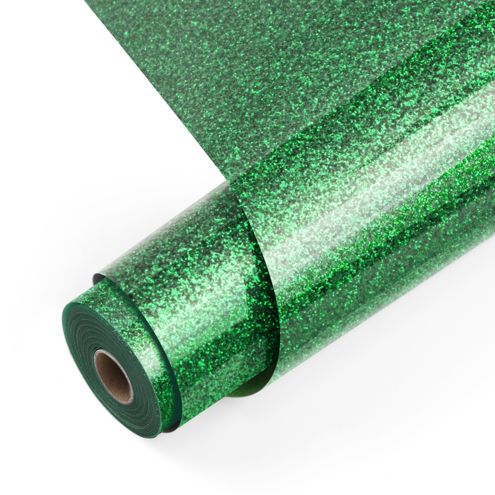 LOKLiK Heat Transfer Vinyl Glitter - Green - 30.5 x 90 cm