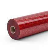LOKLiK Heat Transfer Vinyl Glitter - Red - 30.5 x 90 cm