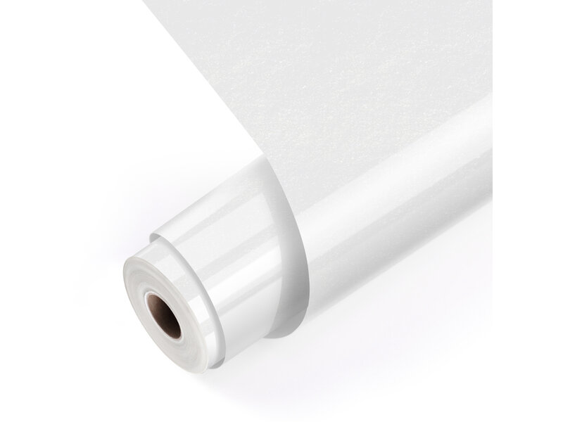 LOKLiK Heat Transfer Vinyl Glitter - White - 30.5 x 90 cm