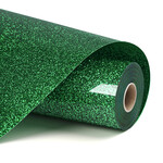 LOKLiK Heat Transfer Vinyl Glitter - Green - 30.5 x 90 cm