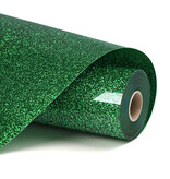 LOKLiK Heat Transfer Vinyl Glitter - Green - 30.5 x 90 cm