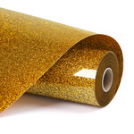 LOKLiK Heat Transfer Vinyl Glitter - Golden - 30.5 x 90 cm