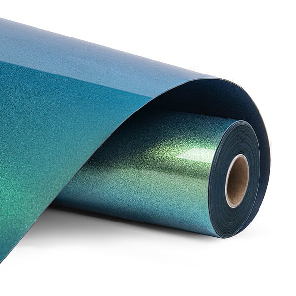 Heat transfer vinyl with colour-changing effect
