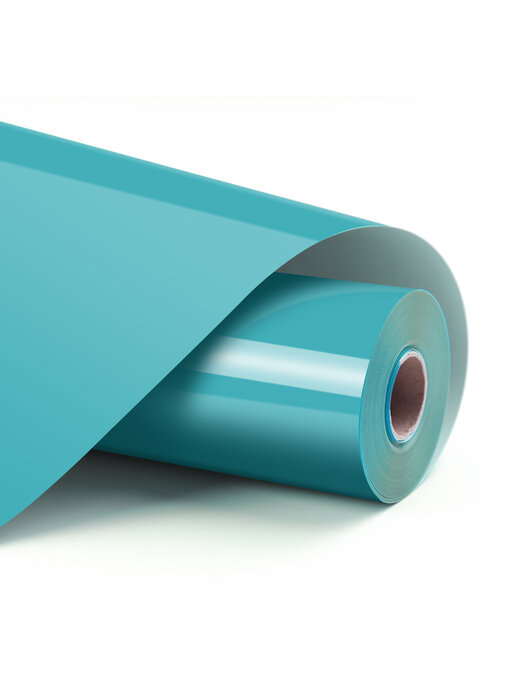 LOKLiK Heat Transfer Vinyl Basic - Aqua Blue - 30.5 x 180 cm