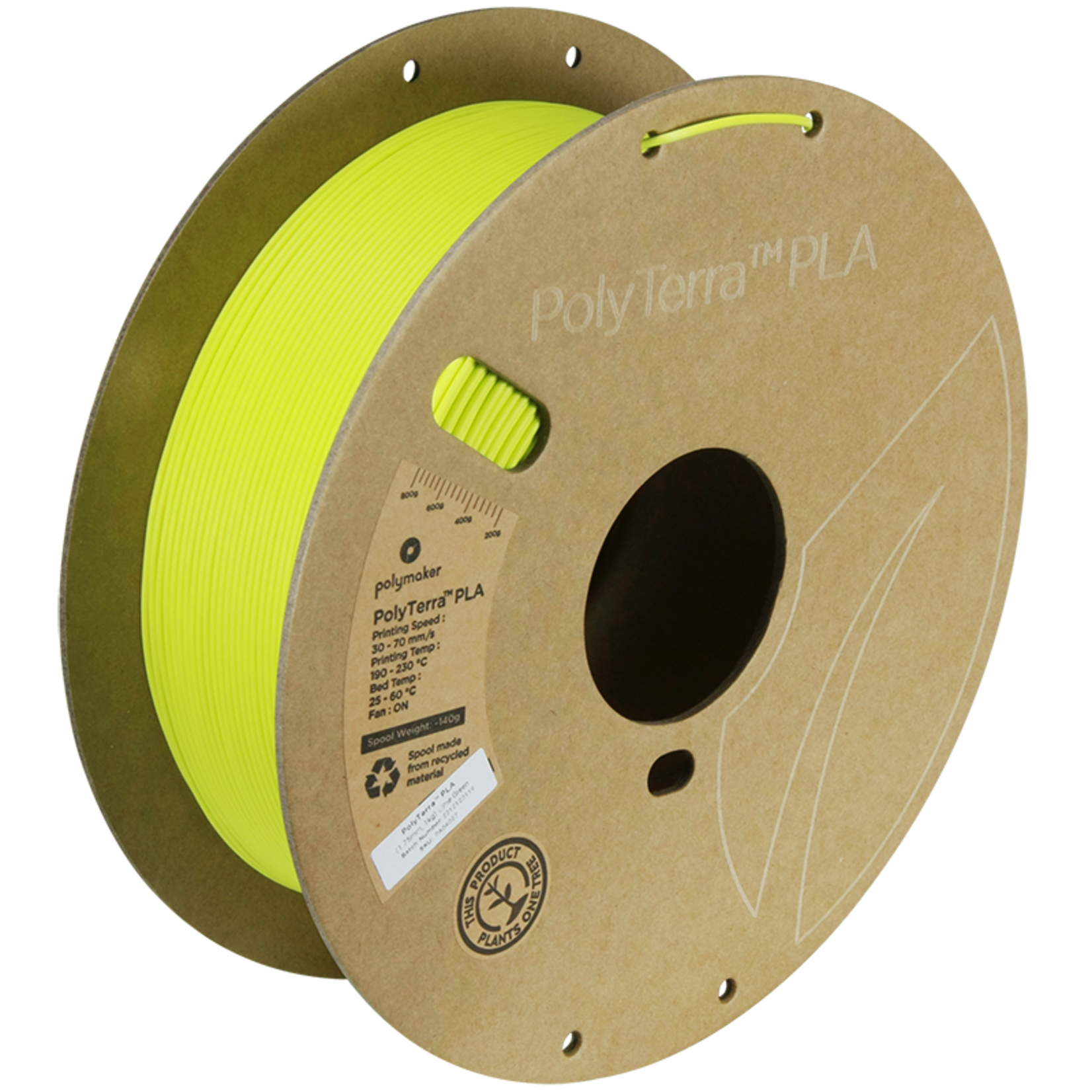 Polymaker PolyTerra PLA - Verde lima