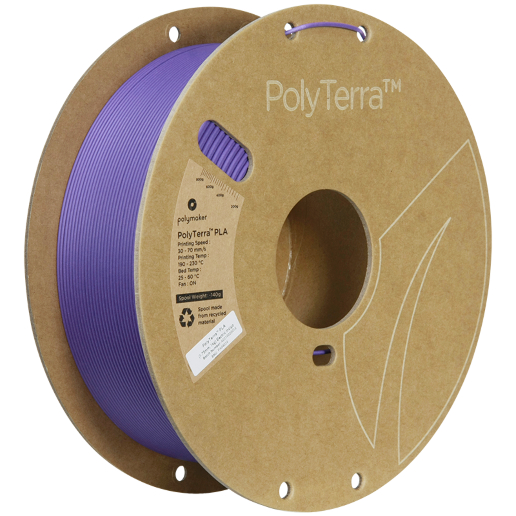 Polymaker PolyTerra PLA Electronic Indigo 1,75