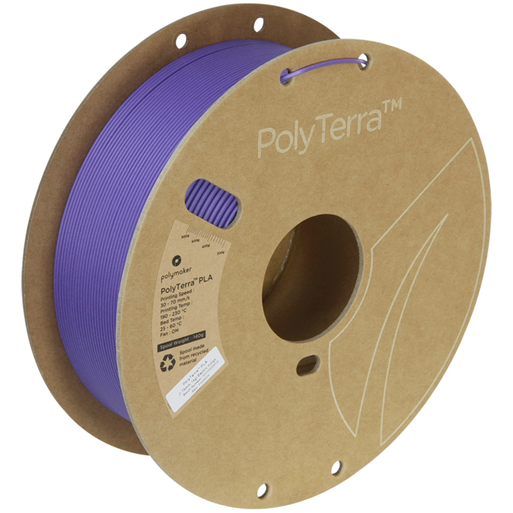 Polymaker PolyTerra PLA Electronic Indigo 1,75