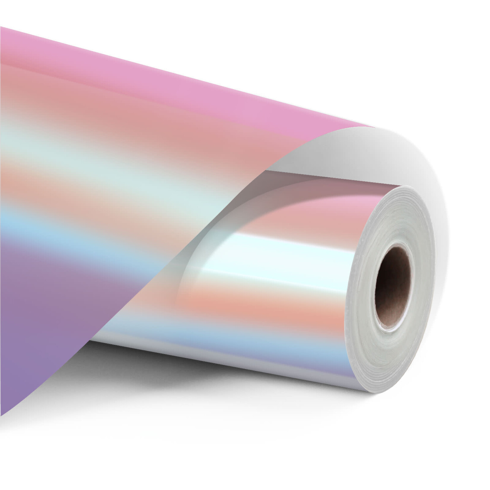 LOKLiK Permanent Adhesive Vinyl Holographic - Pink - 30.5 x 90 cm