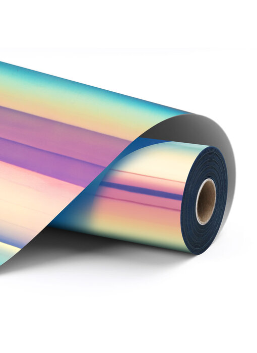 LOKLiK Permanent Adhesive Vinyl Holographic - Bluish Violet - 30.5 x 90 cm