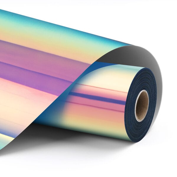 Adhesive vinyl with a holographic effect