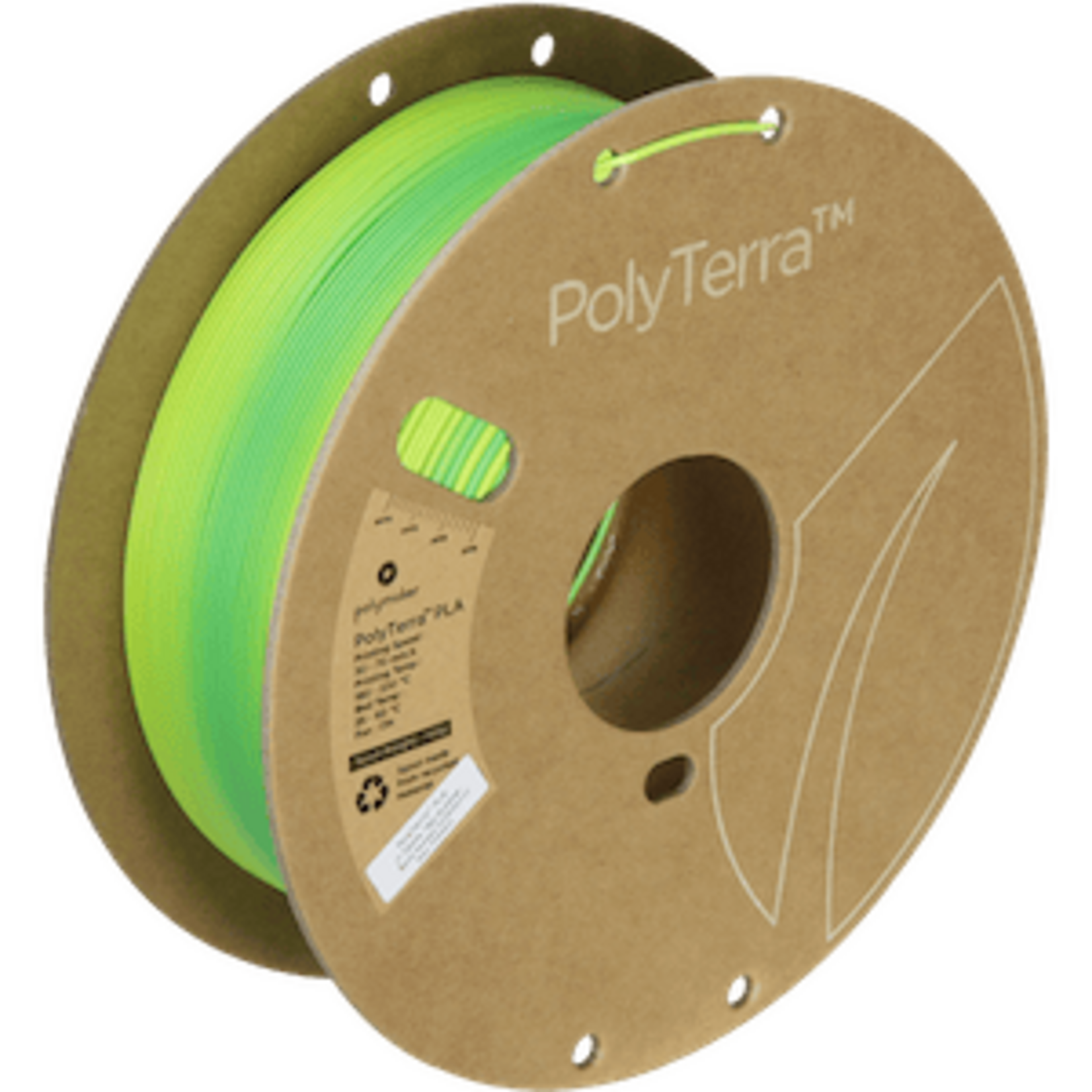 Polymaker PolyTerra Gradient PLA Summer (Savannah Yellow-Arctic Teal)