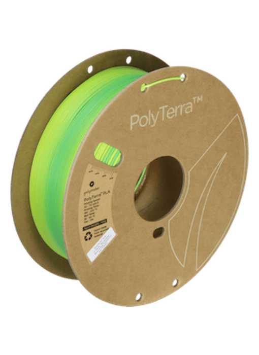 Polymaker PolyTerra Gradient PLA Summer (Savannah Yellow-Arctic Teal) 1,75 Op = Op