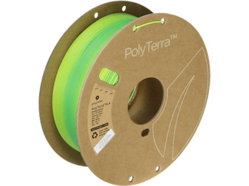 Polymaker PolyTerra Gradient PLA Summer (Savannah Yellow-Arctic Teal) 1,75 Op = Op
