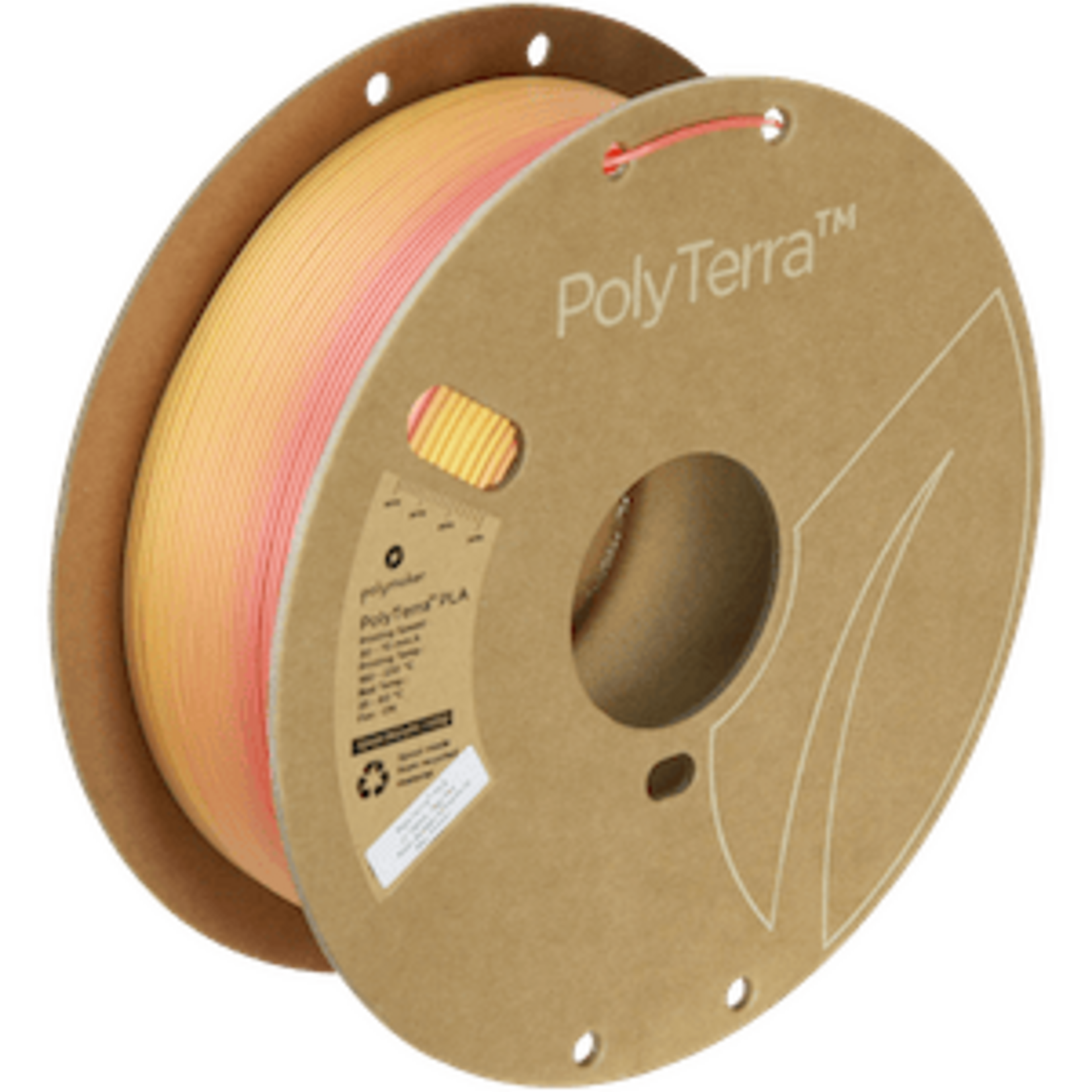 Polymaker PolyTerra PLA Gradient -  Fall (Orange-Lava Red)