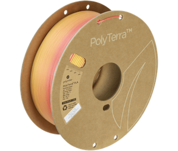 Polymaker PolyTerra Gradient PLA Fall (Orange-Lava Red) 1.75 Op = Op