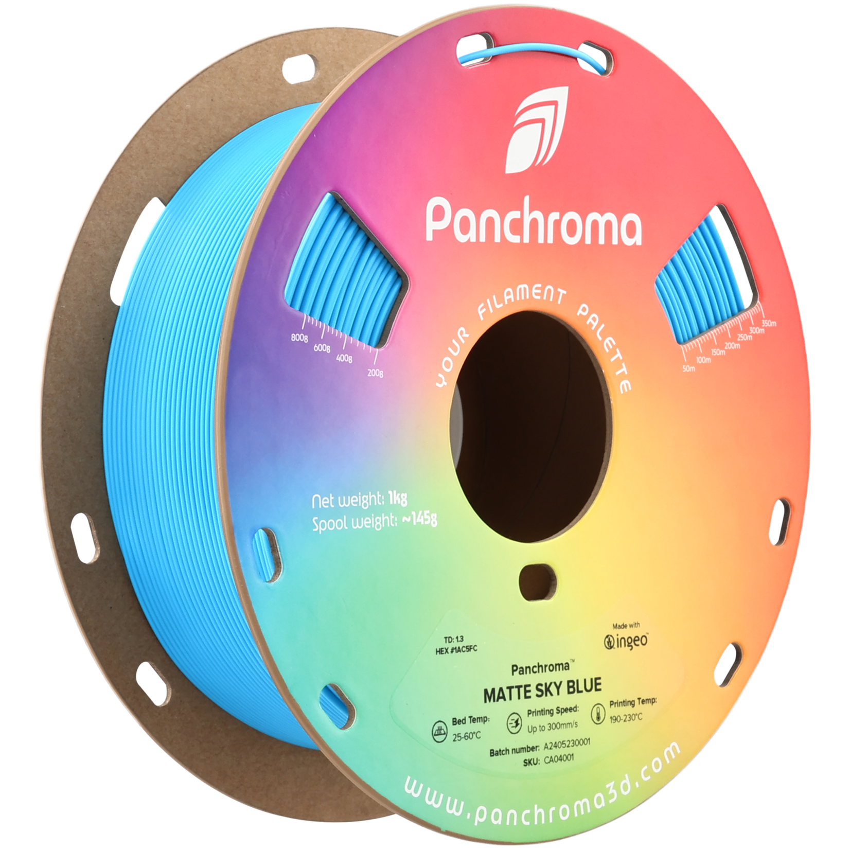 Polymaker Panchroma PLA mat hemelsblauw