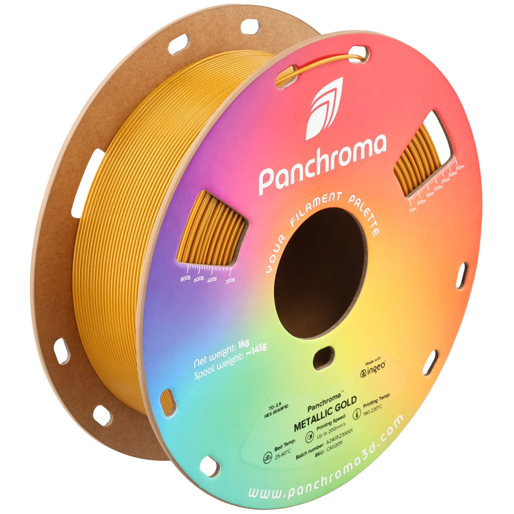 Polymaker Panchroma PLA Metallic Gold