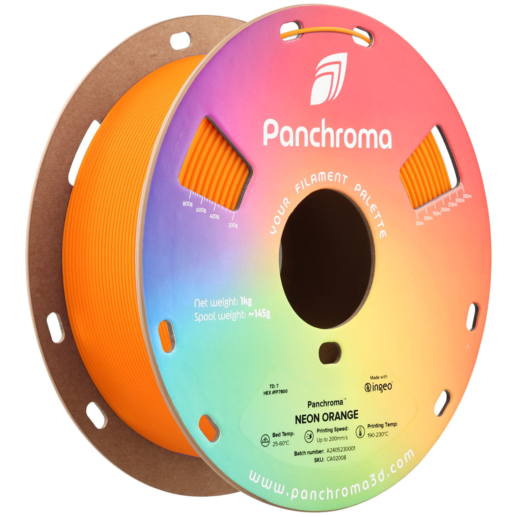 Polymaker Panchroma Neon PLA - Neonoranje