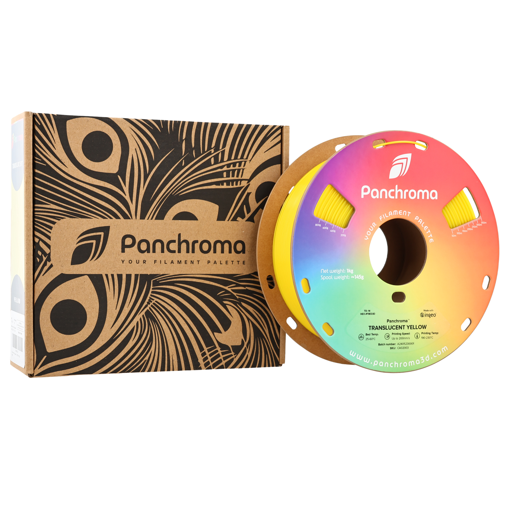 Polymaker Panchroma PLA doorschijnend geel