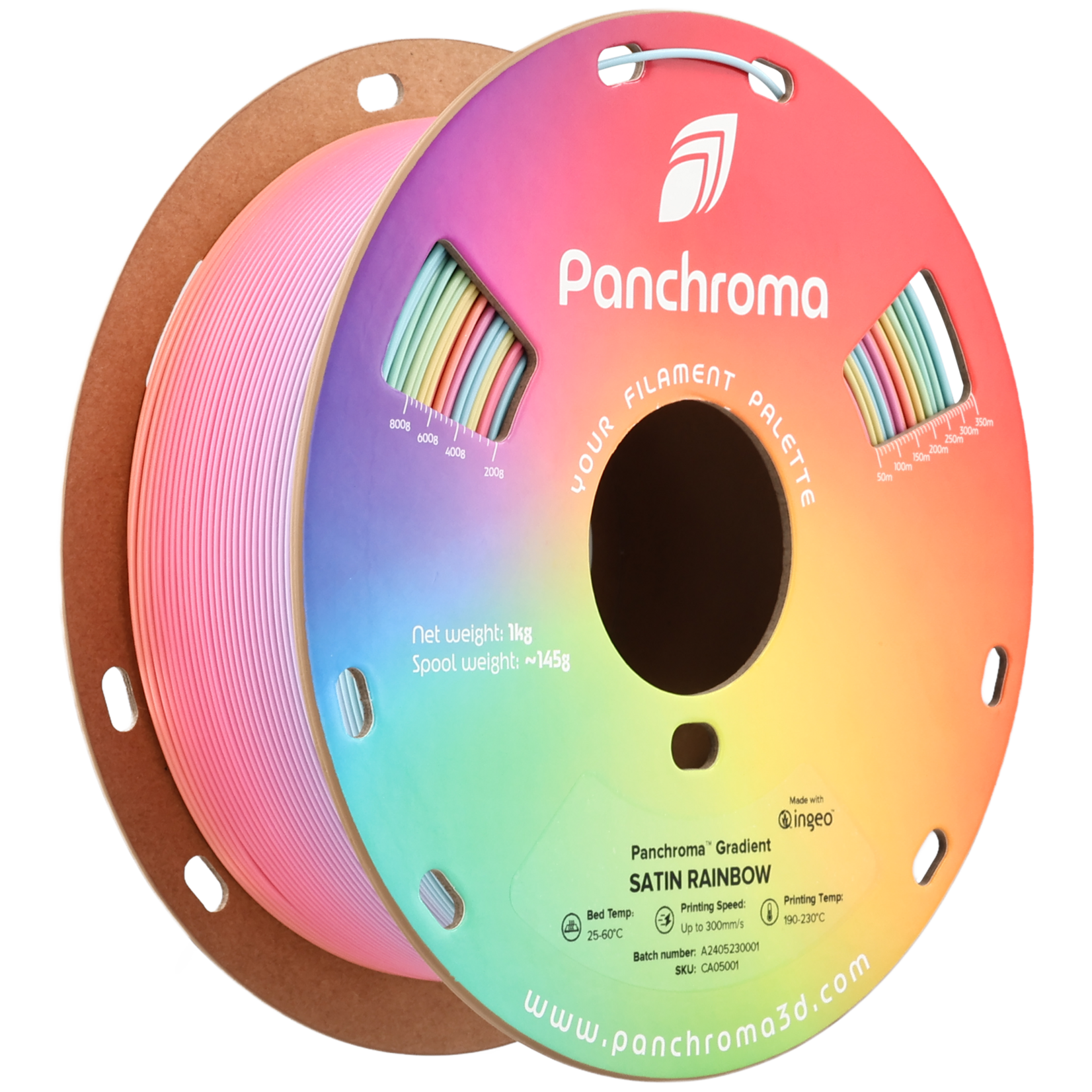 Polymaker Panchroma Gradient Satin PLA - Gradient Satin Rainbow
