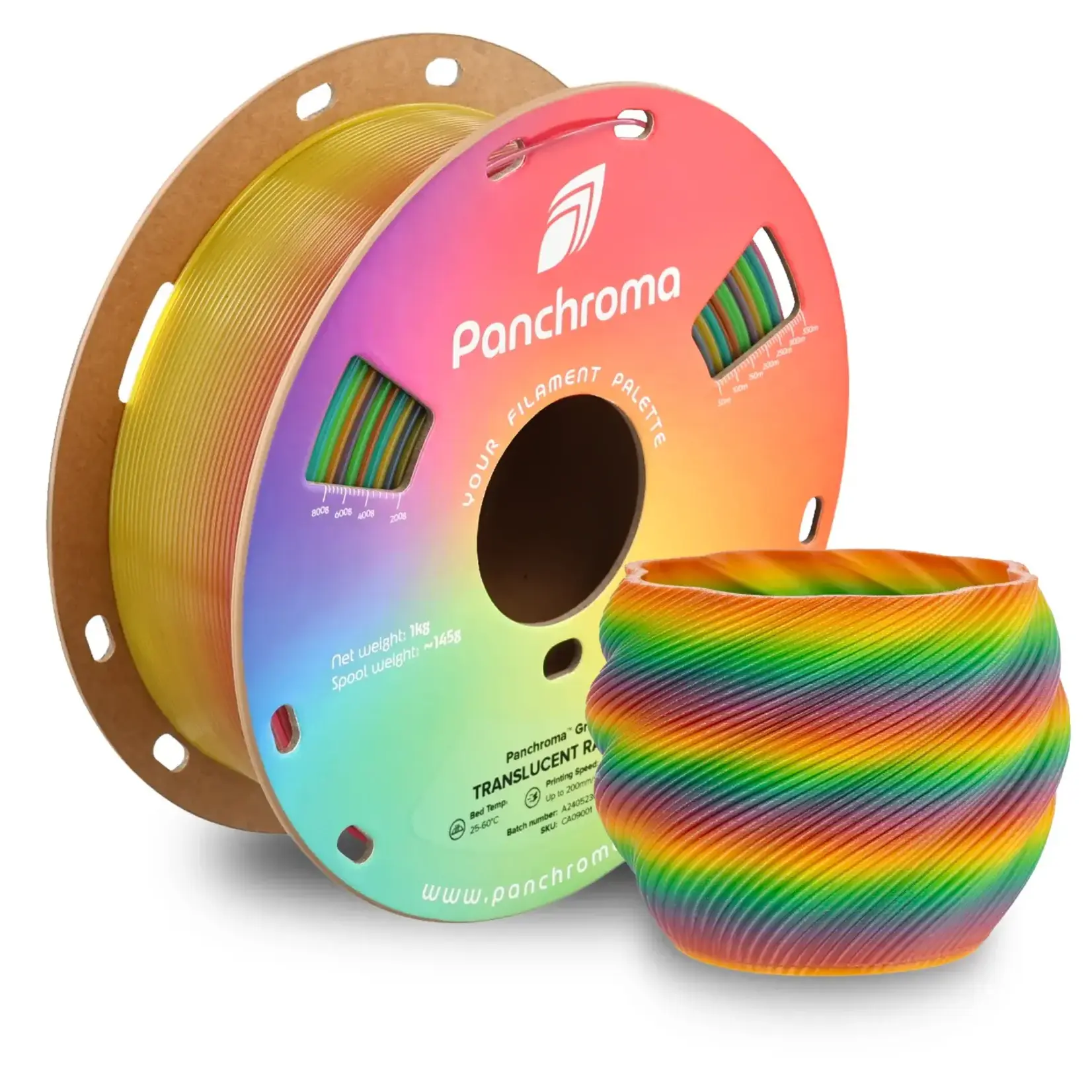 Polymaker Panchroma PLA Gradient Translucent Rainbow