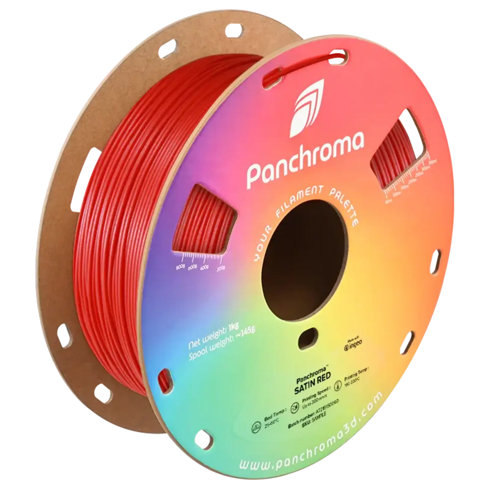 Polymaker Panchroma Satin PLA - Satijnrood - 1,75 mm