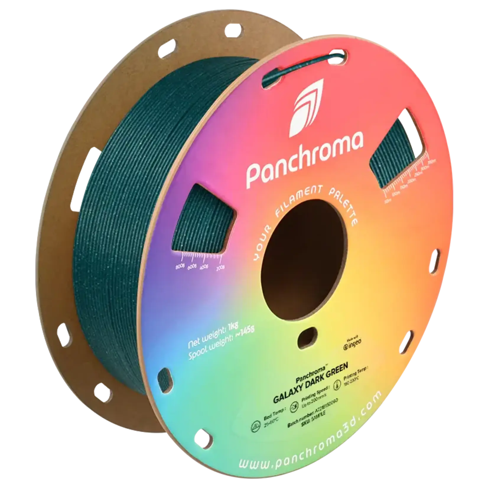 Polymaker Panchroma PLA Galaxy donkergroen 1,75 mm