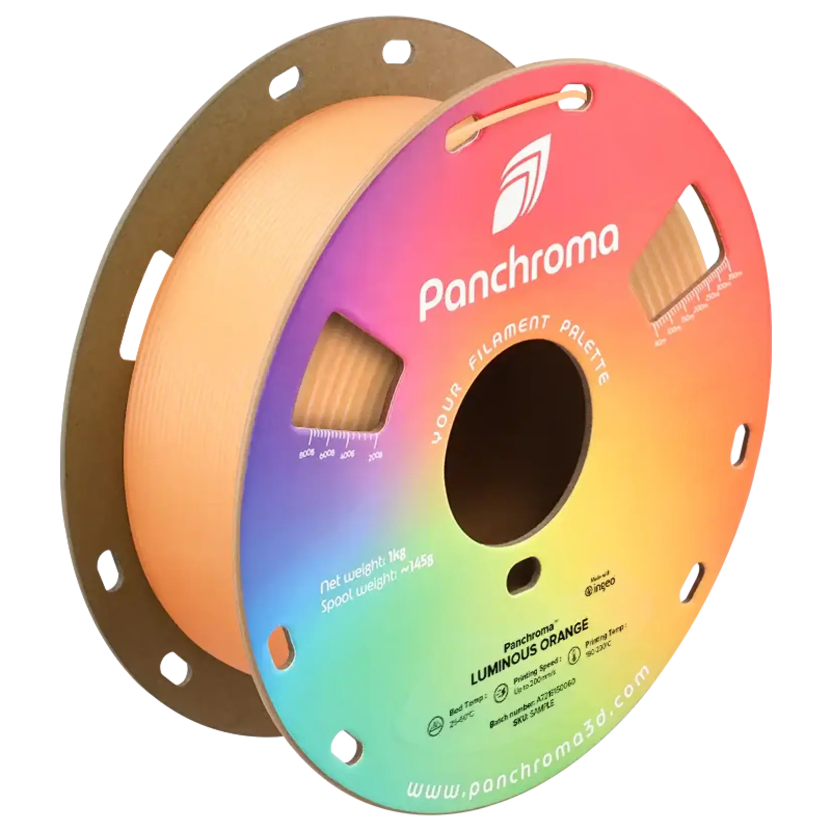 Polymaker Panchroma Luminous PLA - Lichtgevend oranje