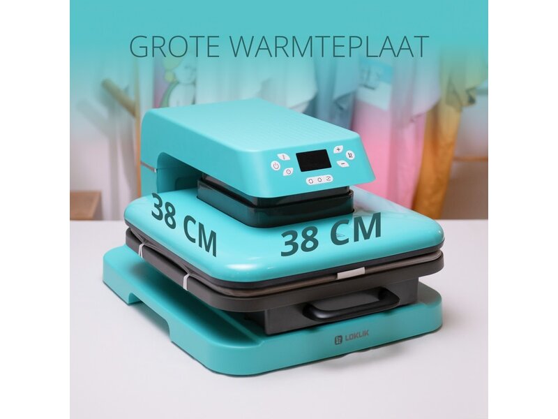 LOKLiK Auto Heat Press - LOKLiK Blue
