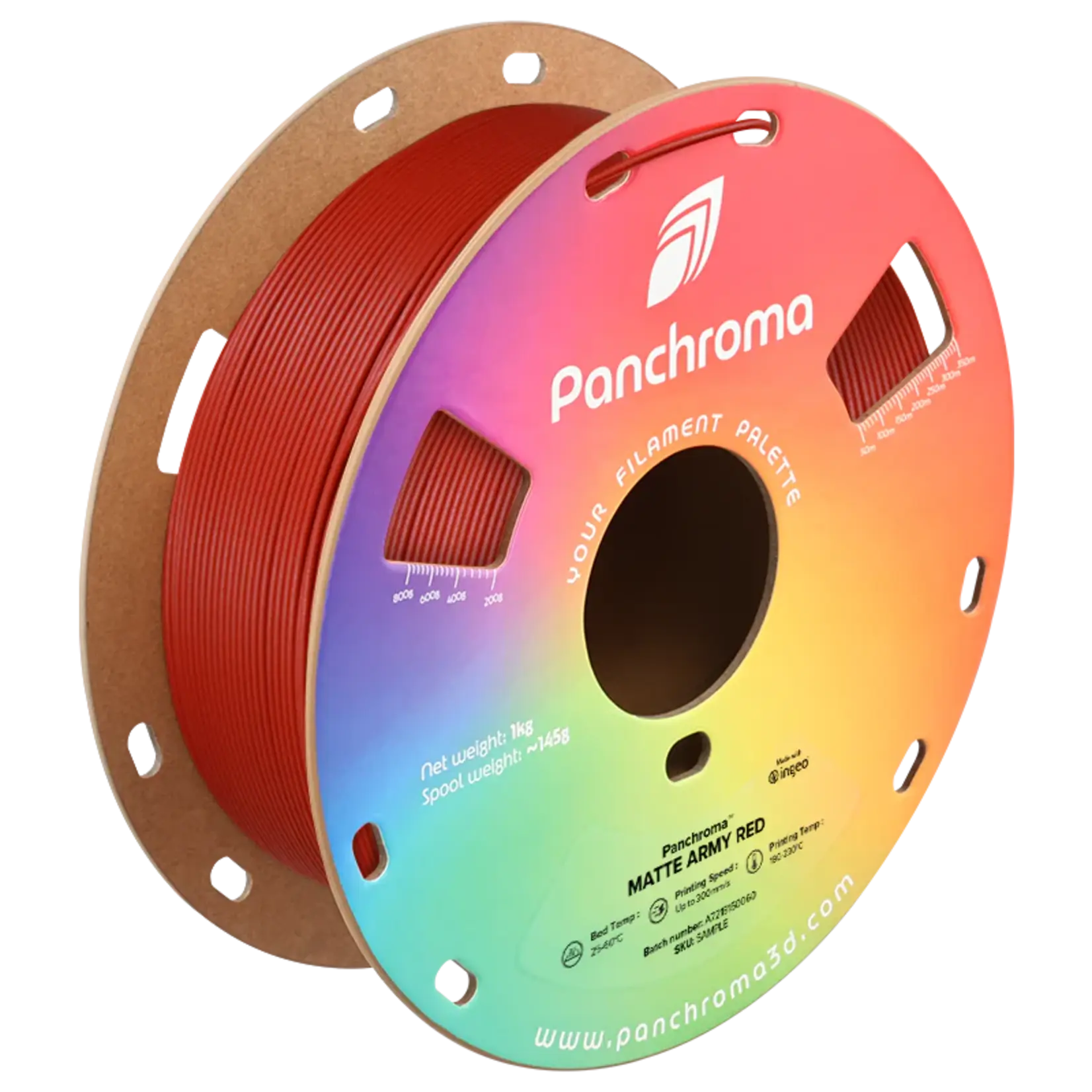Polymaker Panchroma PLA Matte Army Red 1.75 mm