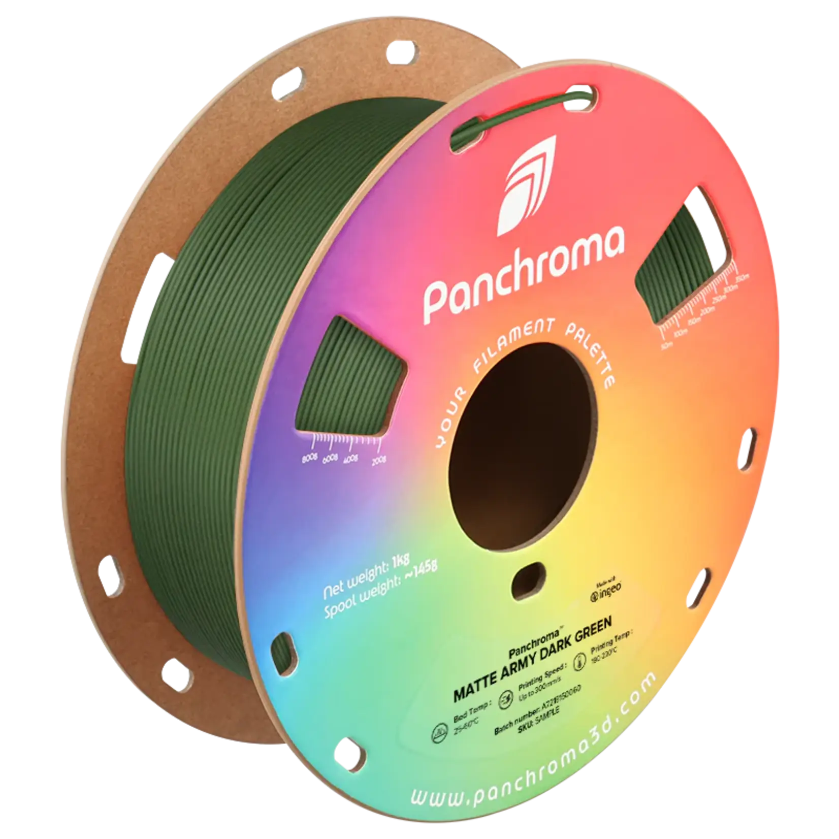 Polymaker Panchroma Matte PLA - Mat legergroen