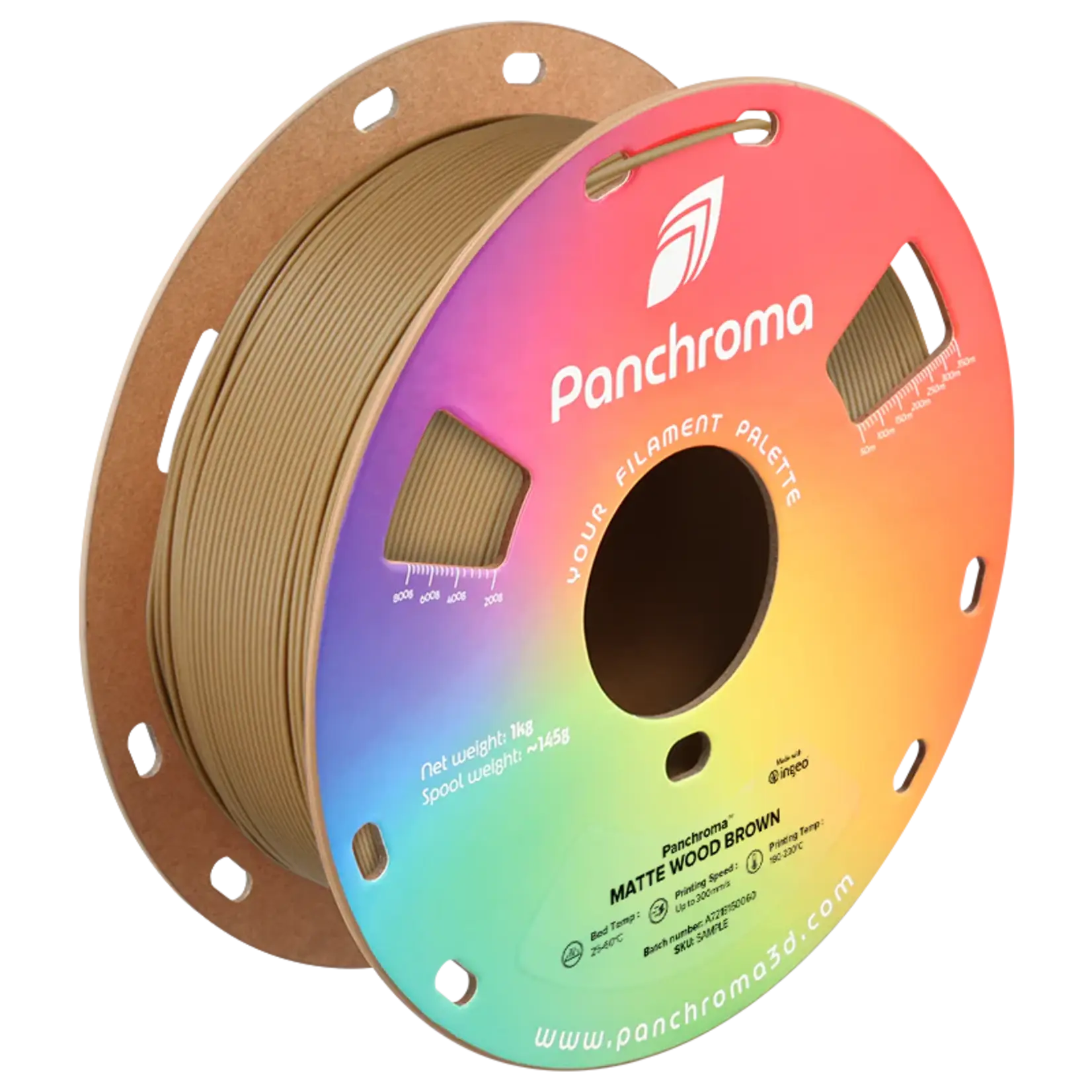 Polymaker Panchroma PLA Matte Wood Brown 1.75mm