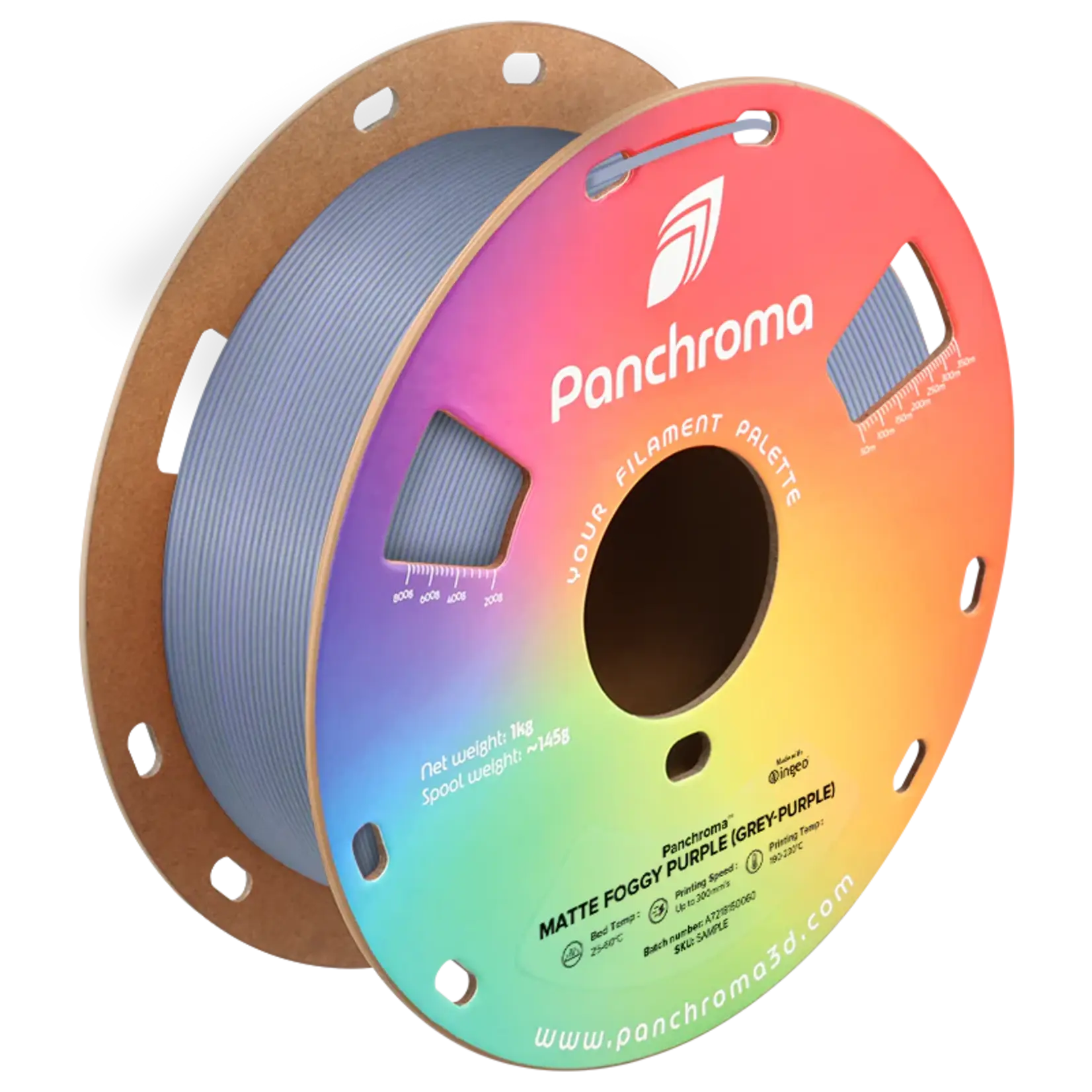 Polymaker Panchroma PLA Dual Matte Foggy Purple (Grey-Purple) 1.75 mm