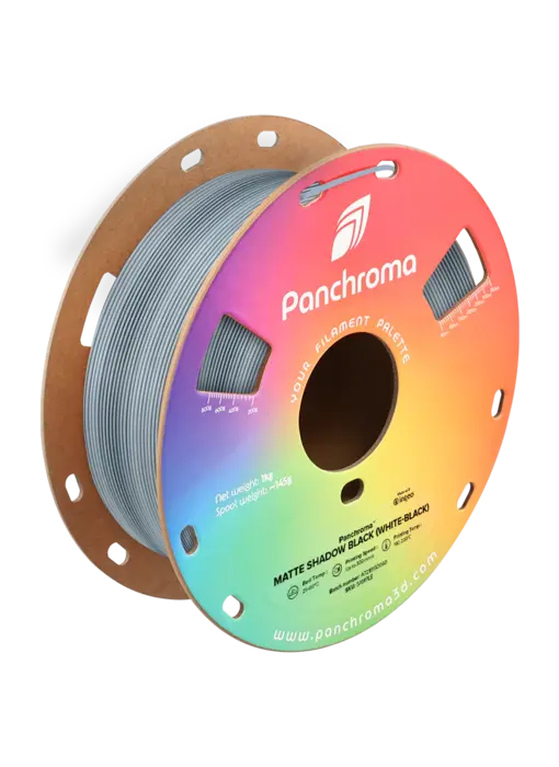 Polymaker Panchroma PLA Dual Matte Shadow Black (White - Black) 1.75 mm