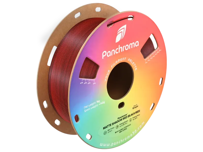 Polymaker Panchroma PLA Dual Matte Shadow Red (Red - Black)