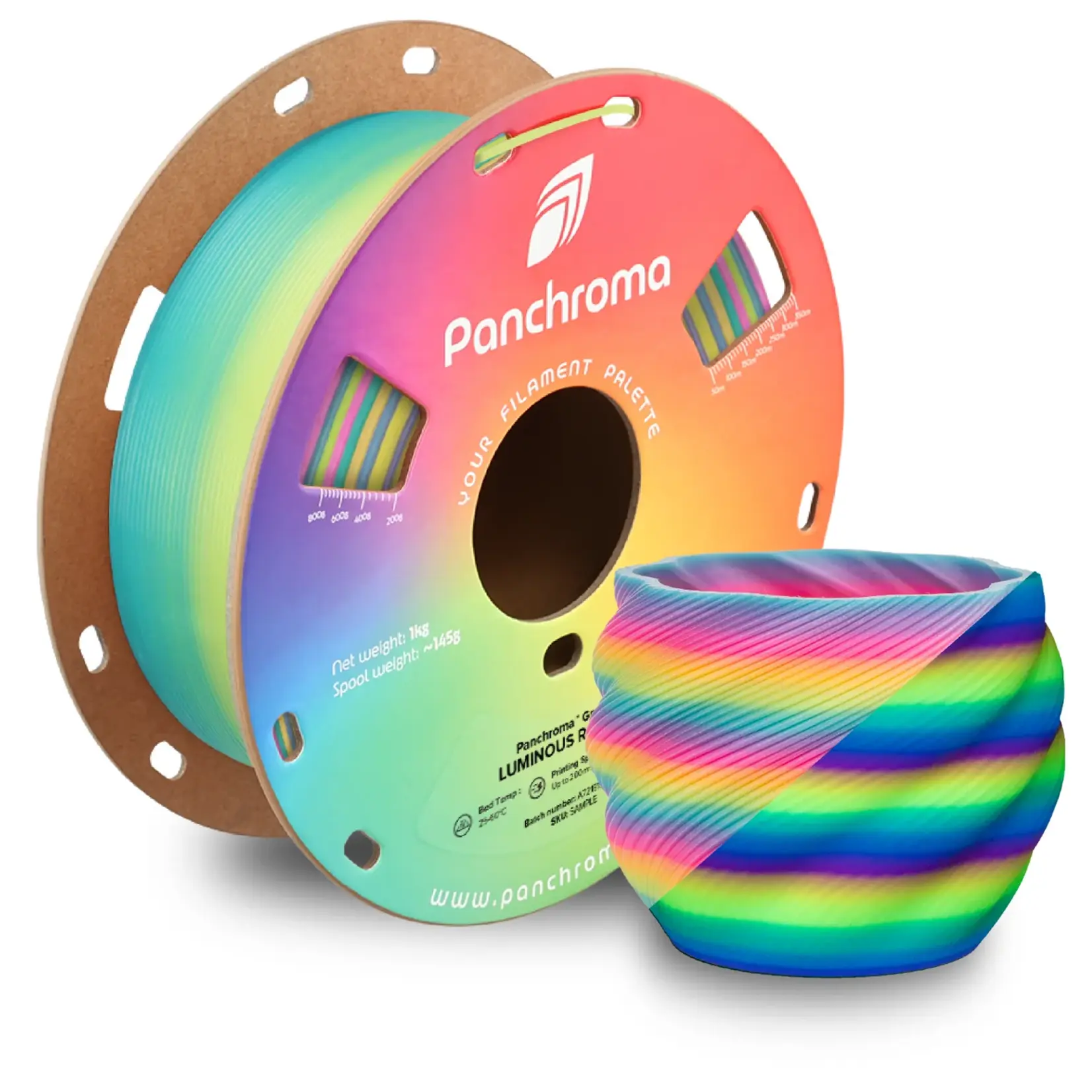 Polymaker Panchroma PLA Gradient Luminous Rainbow 1,75 mm