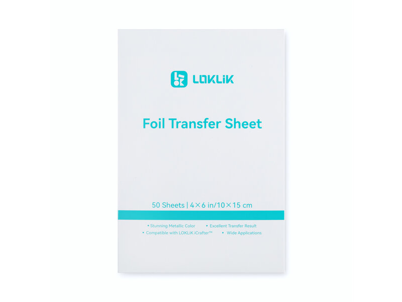 LOKLiK Foil Transfer Sheets - Gold - 50 pack