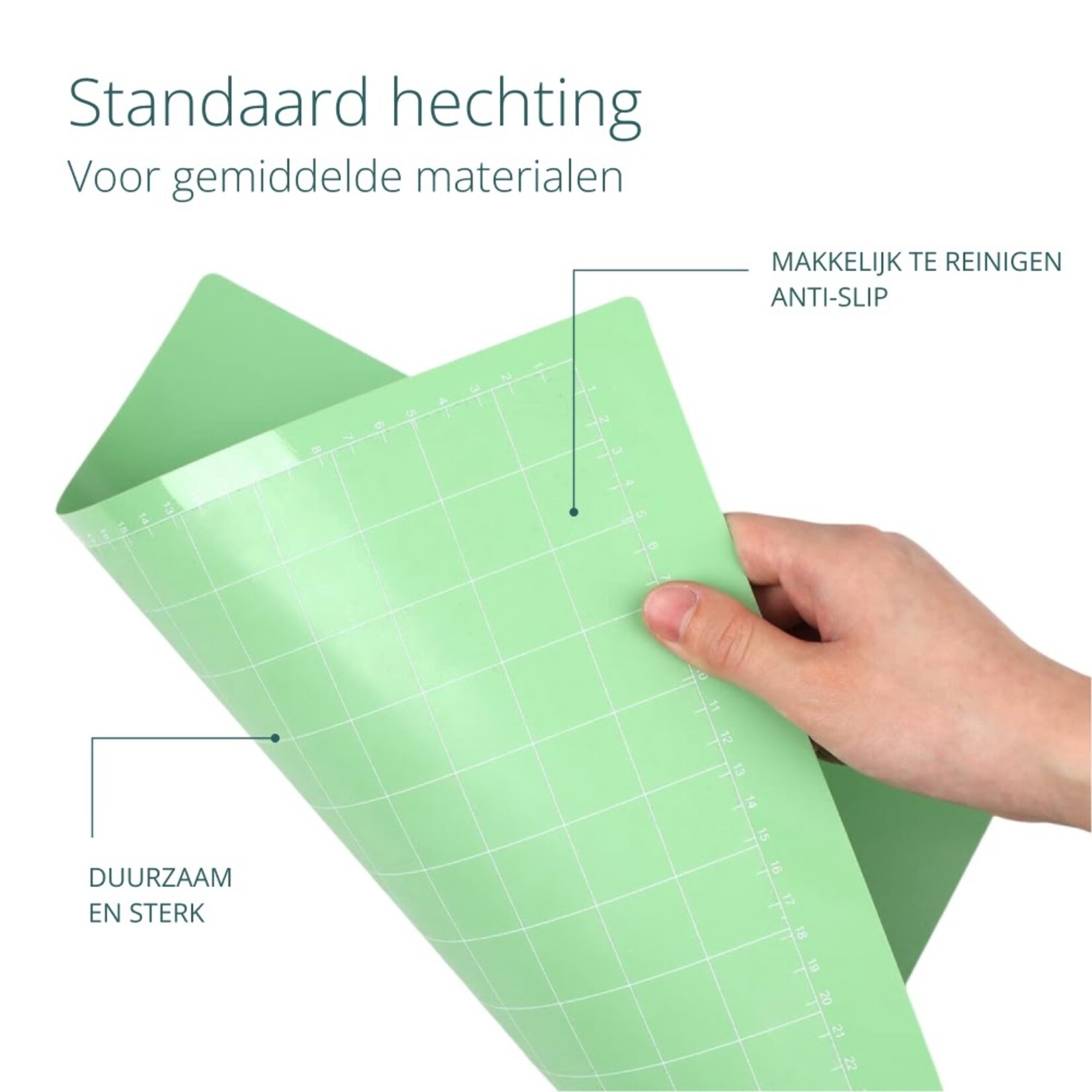 LOKLiK-snijmat, set van 3 - Groen, standaard grip