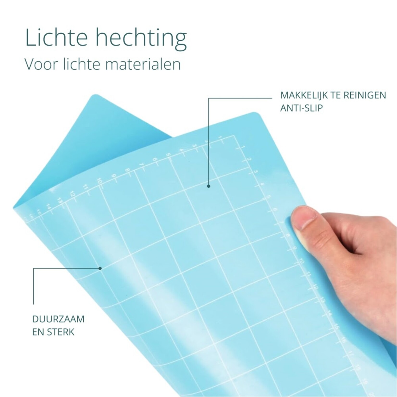 LOKLiK Cutting Mat 3 Pack - Blue Soft Grip