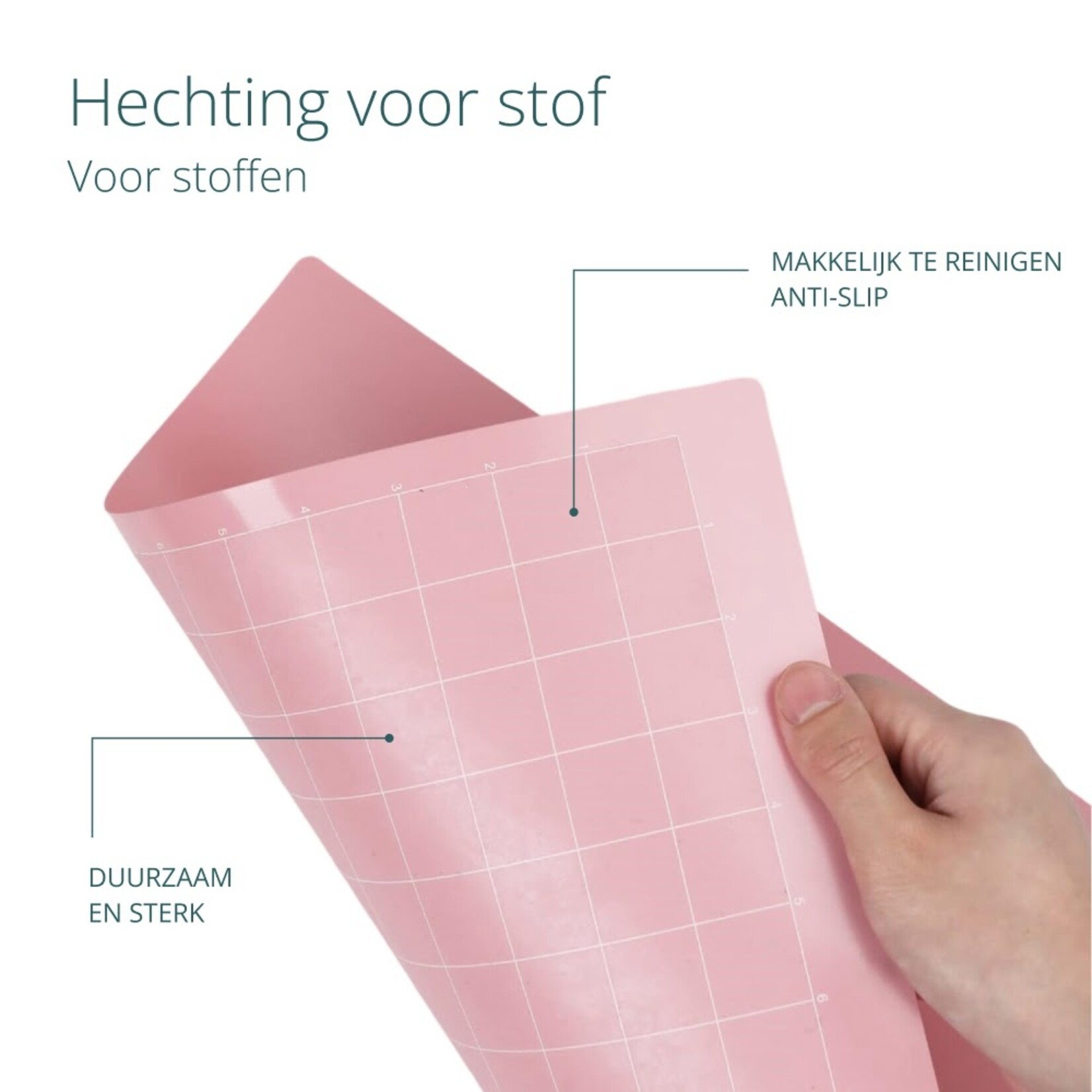 LOKLiK Cutting Mat 3 Pack - Pink Fabric Grip