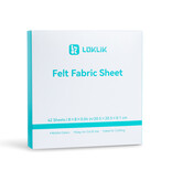 LOKLiK Felt Sheet bundle 1.0 mm - Mix Color - 42 pack