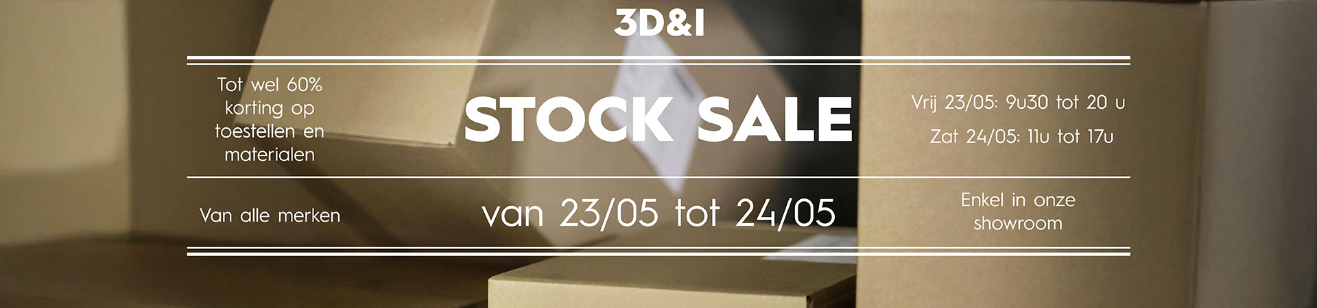 3D&I Stock verkoop